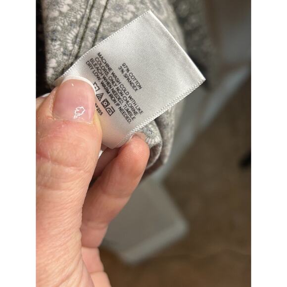 Express Men's Floral Geometric Long Sleeve Button up Shirt Large - Picture 5 of 5